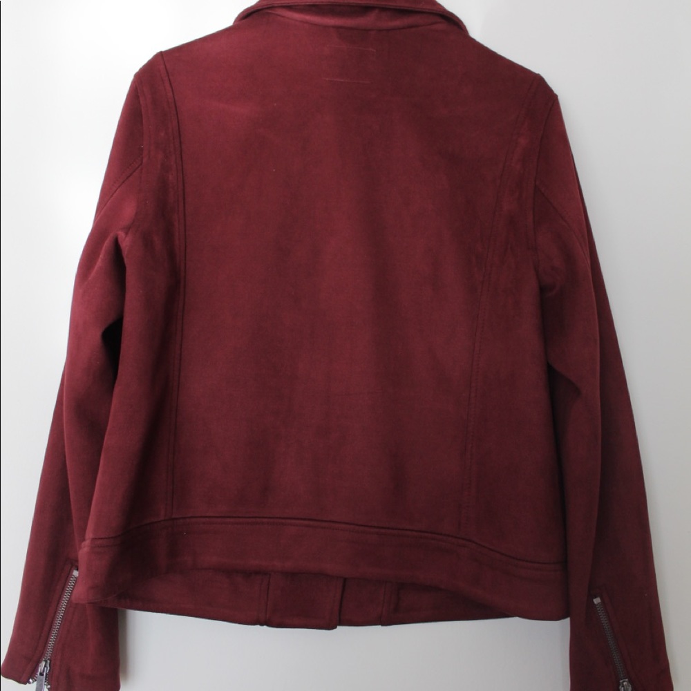 Suede moto jacket - Picture 2 of 5